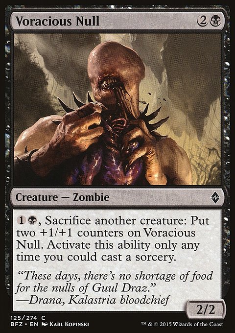 Voracious Null